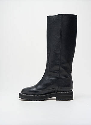 Cizme material neted toc de 4 la 6 cm negru IVYLEE femeie