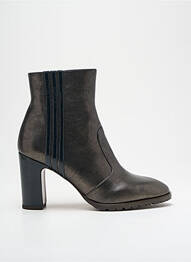 Botine/ghete material neted toc de 7 la 9 cm argintiu CHIE MIHARA femme