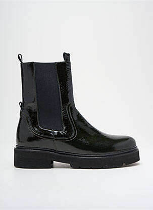 Botine/ghete toc mic toc de 4 la 6 cm verde ANAKI femeie