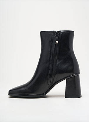 Botine/ghete material neted toc de 4 la 6 cm negru BILLIBI femeie