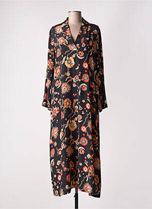 Rochie lungă mâneci lungi mâneci lungi negru MOMONI femeie