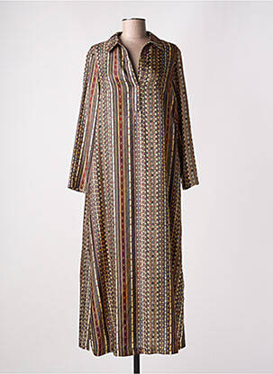 Rochie lungă maro MOMONI femeie