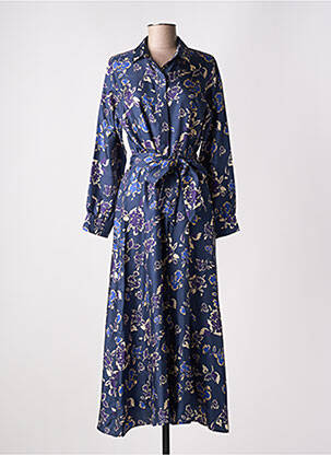 Rochie lungă albastru ROSSO 35 femeie