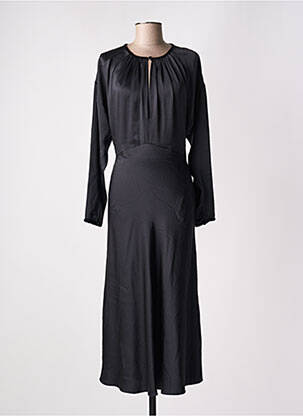 Rochie lungă negru FORTE-FORTE femeie