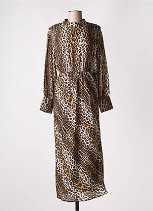 Rochie lungă maro ROSEANNA femeie