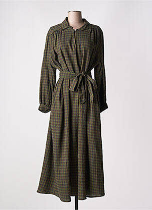 Rochie lungă verde BELLE PIÈCE femeie