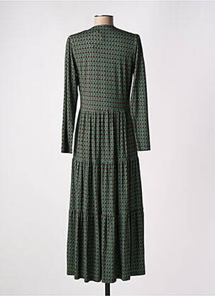 Rochie lungă mâneci lungi mâneci lungi verde SIYU femeie