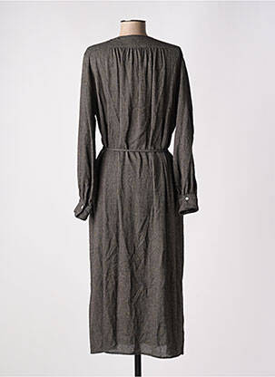Rochie lungă mâneci lungi mâneci lungi negru DIEGA femeie