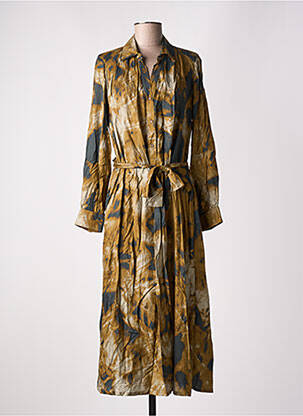 Rochie lungă maro DIEGA femeie