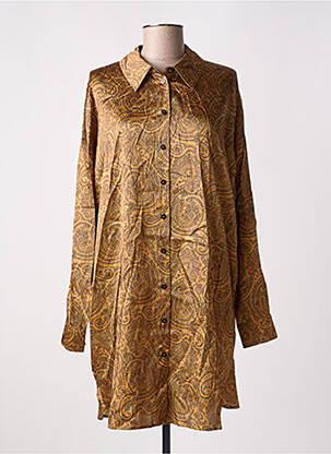 Rochie midi auriu MARAIS femeie