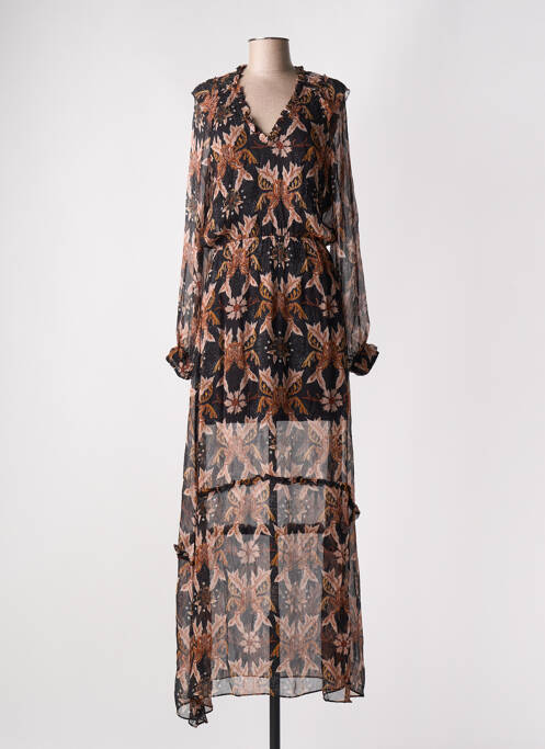 Rochie lungă negru BERENICE femeie