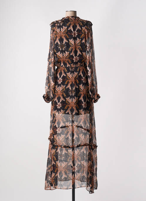 Rochie lungă negru BERENICE femeie