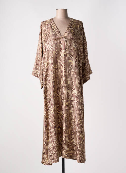 Rochie lungă maro MOMONI femeie