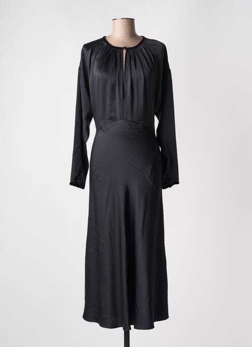 Rochie lungă negru FORTE-FORTE femeie