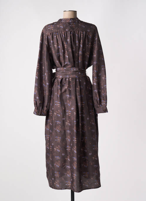 Rochie lungă maro SOEUR femeie