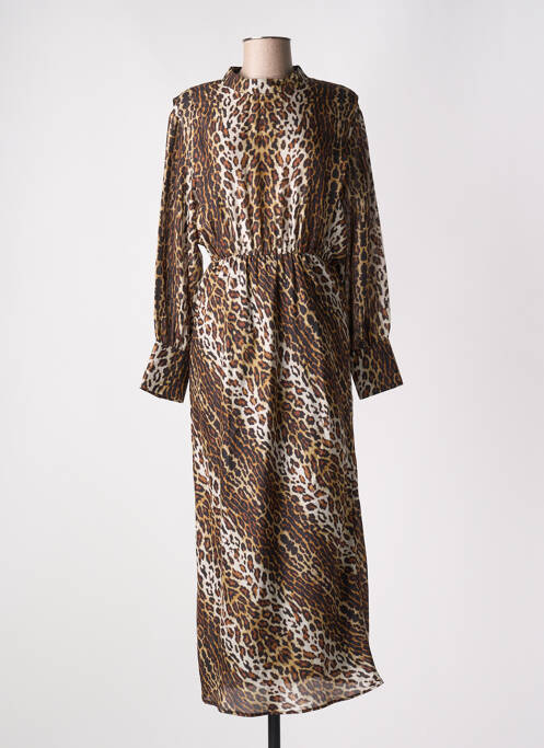 Rochie lungă maro ROSEANNA femeie