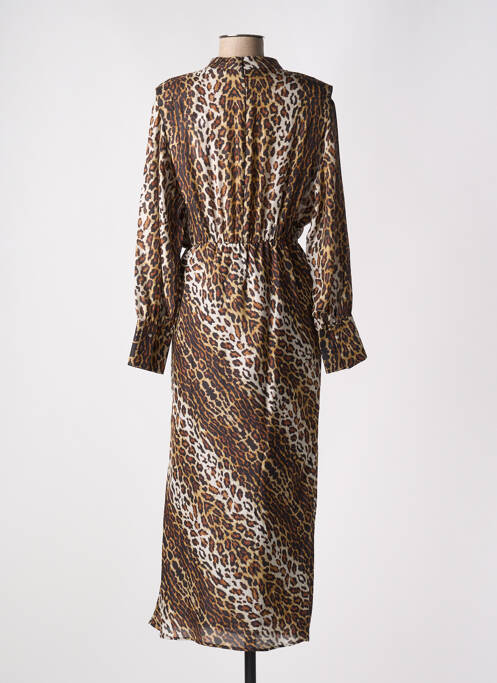 Rochie lungă maro ROSEANNA femeie