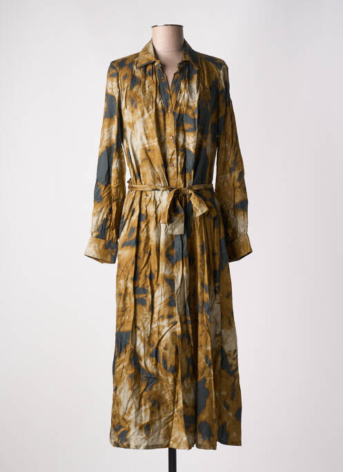 Rochie lungă maro DIEGA femeie