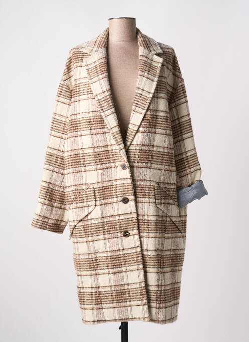 Palton lung bej BELLEROSE femeie