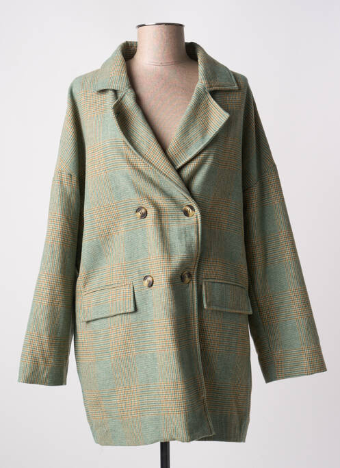 Palton lung verde BELLE PIÈCE femeie