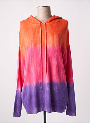 Hanorac cu glugă portocaliu LES TRICOTS DE LÉA femeie