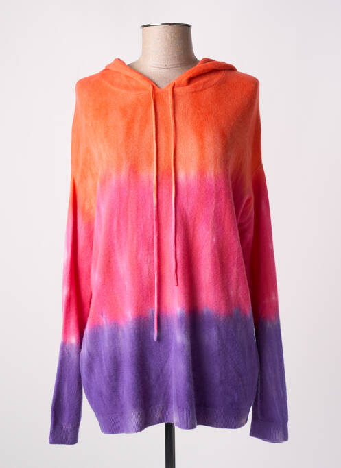 Hanorac cu glugă portocaliu LES TRICOTS DE LÉA femeie