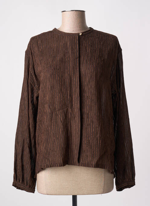 Cămașă maro POMANDERE femeie