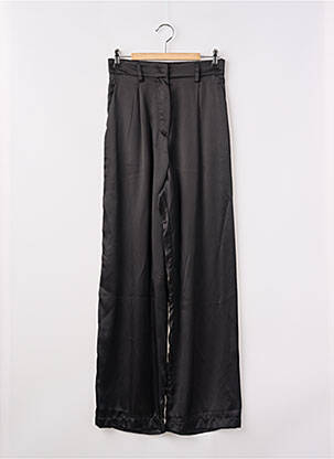Pantalon larg croială fluidă mărime normală negru FORTE-FORTE femeie