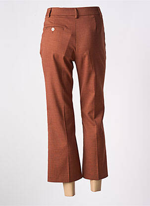 Pantalon drept țesătură crep mărime normală maro ATTIC AND BARN femeie