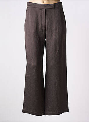 Pantalon larg maro ALYSI femeie