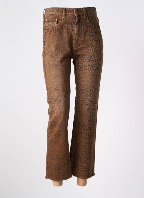 Blugi cu croială dreaptă maro GOLDEN GOOSE femeie