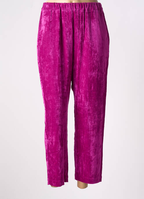 Pantalon drept violet FORTE-FORTE femeie