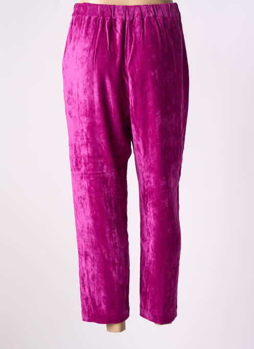 Pantalon drept violet FORTE-FORTE femeie