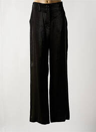Pantalon drept închidere cu fermoar sub clapetă cu nasturi mărime normală negru MOMONI femme