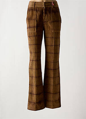 Pantalon drept maro LAURENCE femeie