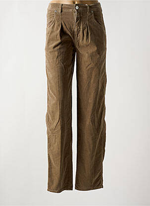 Pantalon slim maro CLOSED femeie