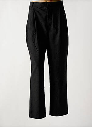 Pantalon drept croială morcov mărime normală negru RAILS femeie