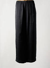 Pantalon larg croială fluidă mărime normală negru POMANDERE femeie