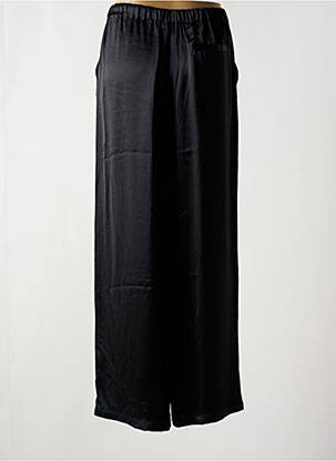 Pantalon larg croială fluidă mărime normală negru POMANDERE femeie