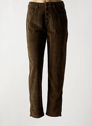 Pantalon drept maro CHLOÉ STORA femeie