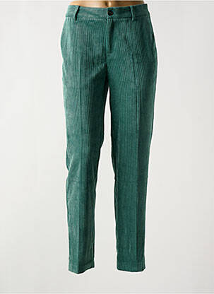 Pantalon drept elasticitate mărime normală verde MKT STUDIO femeie