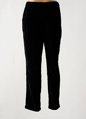 Pantalon drept talie elastică mărime normală negru MARAIS femeie