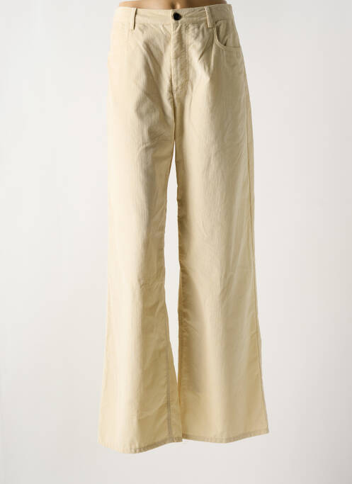 Pantalon evazat bej VANESSA BRUNO femeie