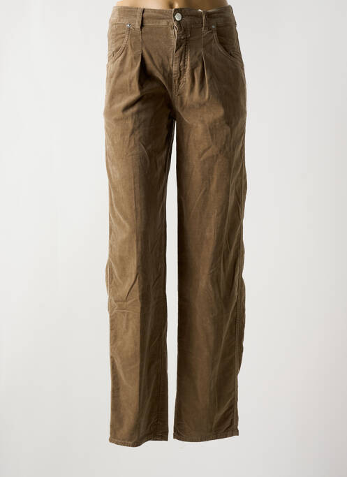 Pantalon slim mărime normală mărime normală maro CLOSED femme