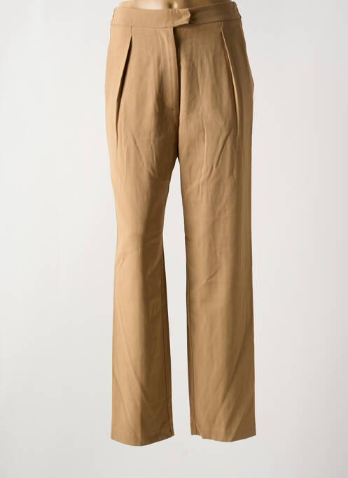 Pantalon drept bej FORTE-FORTE femeie