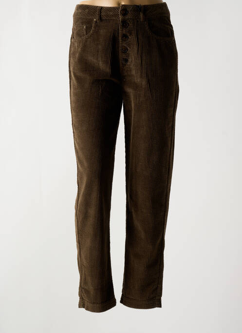Pantalon drept maro CHLOÉ STORA femeie