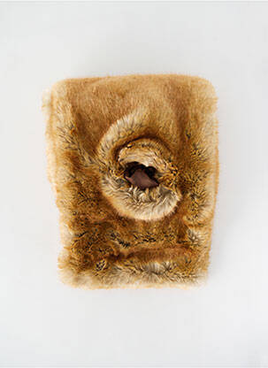 Eșarfă blană sintetică maro A POINT ETC femme