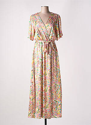 Rochie lungă roz KILKY femeie