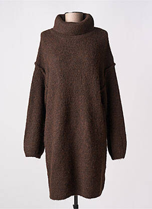 Rochie pulover maro KILKY femeie