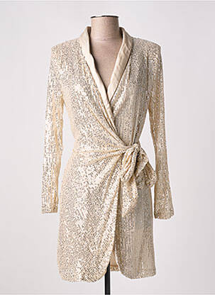 Rochie scurtă bej KILKY femeie